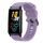 Cinturino per orologio in silicone morbido a tinta unita For Honor Watch ES 20 mm (viola) Cinturino per orologio in silicone morbido a tinta unita For Honor Watch ES 20 mm (viola)