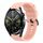 Per Huawei Watch GT3 46mm 22MM Cinturino in silicone morbido a tinta unita (rosa) Per Huawei Watch GT3 46mm 22MM Cinturino in silicone morbido a tinta unita (rosa)