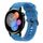 Per Huawei Watch 3 22MM Cinturino in silicone morbido a tinta unita (blu)