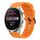 Per Huawei Watch 3 Pro 22MM Cinturino in silicone morbido a tinta unita (arancione) Per Huawei Watch 3 Pro 22MM Cinturino in silicone morbido a tinta unita (arancione)