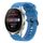 Per Huawei Watch 3 Pro 22MM Cinturino in silicone morbido a tinta unita (blu) Per Huawei Watch 3 Pro 22MM Cinturino in silicone morbido a tinta unita (blu)