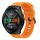 Per Huawei Watch GT 2E 22MM Cinturino in silicone morbido a tinta unita (arancione) Per Huawei Watch GT 2E 22MM Cinturino in silicone morbido a tinta unita (arancione)