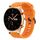 Cinturino per orologio in silicone morbido a tinta unita For Honor Watch GS 3 22MM (arancione) Cinturino per orologio in silicone morbido a tinta unita For Honor Watch GS 3 22MM (arancione)