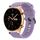Cinturino per orologio in silicone morbido a tinta unita For Honor Watch GS 3 22MM (viola)