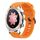 Cinturino per orologio For Honor Watch Dream 22MM in silicone morbido a tinta unita (arancione) Cinturino per orologio For Honor Watch Dream 22MM in silicone morbido a tinta unita (arancione)