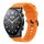 Per Xiaomi MI Watch S1 Cinturino per orologio in silicone morbido a tinta unita da 22 mm (arancione) Per Xiaomi MI Watch S1 Cinturino per orologio in silicone morbido a tinta unita da 22 mm (arancione)