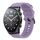 Per Xiaomi MI Watch S1 Cinturino per orologio in silicone morbido tinta unita da 22 mm (viola)