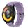 Per Xiaomi MI Watch Color 2 22mm Cinturino in silicone morbido a tinta unita (viola) Per Xiaomi MI Watch Color 2 22mm Cinturino in silicone morbido a tinta unita (viola)