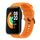 Per Xiaomi MI Watch Sport 22mm Cinturino in silicone morbido a tinta unita (arancione) Per Xiaomi MI Watch Sport 22mm Cinturino in silicone morbido a tinta unita (arancione)
