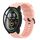 Per Xiaomi MI Watch Color 22mm Cinturino in silicone morbido a tinta unita (rosa)