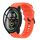Per Xiaomi MI Watch Color 22mm Cinturino in silicone morbido a tinta unita (rosso) Per Xiaomi MI Watch Color 22mm Cinturino in silicone morbido a tinta unita (rosso)
