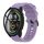 Per Xiaomi MI Watch Color 22mm Cinturino in silicone morbido a tinta unita (viola)