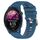 Per Garmin Forerunner 255S 18mm cinturino in silicone a tinta unita (blu)