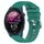 Per Garmin Forerunner 255S 18mm cinturino in silicone a tinta unita (verde) Per Garmin Forerunner 255S 18mm cinturino in silicone a tinta unita (verde)