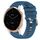 Per cinturino in silicone a tinta unita Garminmove3S 18 mm (blu)