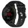 Per cinturino in silicone a tinta unita GarminActive S 18 mm (nero)