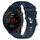 Per GarminActive S 18mm cinturino in silicone a tinta unita (blu notte)