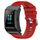 Per Huawei Band B5 18mm Cinturino in silicone a tinta unita (rosso)