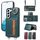 Per Samsung Galaxy S22 5G Borsa a tracolla con portafoglio Porta anello Custodia in pelle per telefono (verde) Per Samsung Galaxy S22 5G Borsa a tracolla con portafoglio Porta anello Custodia in pelle per telefono (verde)