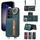 Per Samsung Galaxy S23+ 5G Borsa a tracolla con portafoglio Porta anello Custodia in pelle per telefono (verde) Per Samsung Galaxy S23+ 5G Borsa a tracolla con portafoglio Porta anello Custodia in pelle per telefono (verde)