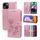 Custodia per telefono in pelle PU con vibrazione rosa goffrata per iPhone 15 (oro rosa) Custodia per telefono in pelle PU con vibrazione rosa goffrata per iPhone 15 (oro rosa)