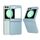 Per Samsung Galaxy Z Flip6 5G 3 in 1 Custodia opaca per PC con motivo a onde e cerniera (blu ghiaccio) Per Samsung Galaxy Z Flip6 5G 3 in 1 Custodia opaca per PC con motivo a onde e cerniera (blu ghiaccio)
