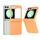 Per Samsung Galaxy Z Flip6 5G 3 in 1 Custodia opaca per PC con motivo a onde e cerniera (pesca) Per Samsung Galaxy Z Flip6 5G 3 in 1 Custodia opaca per PC con motivo a onde e cerniera (pesca)