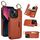 Custodia per telefono per iPhone 13 mini Litchi Texture Zipper doppia fibbia (marrone) Custodia per telefono per iPhone 13 mini Litchi Texture Zipper doppia fibbia (marrone)