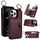 Custodia per telefono per iPhone 12 Pro Max Litchi Texture Zipper doppia fibbia (rosso bordeaux) Custodia per telefono per iPhone 12 Pro Max Litchi Texture Zipper doppia fibbia (rosso bordeaux)