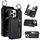 Custodia per telefono con cerniera doppia fibbia per iPhone 12 Pro Max Litchi Texture (nero) Custodia per telefono con cerniera doppia fibbia per iPhone 12 Pro Max Litchi Texture (nero)