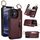 Custodia per telefono per iPhone 12 mini Litchi Texture Zipper doppia fibbia (rosso bordeaux) Custodia per telefono per iPhone 12 mini Litchi Texture Zipper doppia fibbia (rosso bordeaux)