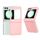 Per Samsung Galaxy Z Flip6 5G 3 in 1 Custodia per telefono smerigliata a copertura totale per PC con cerniera (rosa) Per Samsung Galaxy Z Flip6 5G 3 in 1 Custodia per telefono smerigliata a copertura totale per PC con cerniera (rosa)