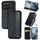 Custodia per telefono in pelle magnetica pressata con griglia cubica per Xiaomi Redmi K70E (nera) Custodia per telefono in pelle magnetica pressata con griglia cubica per Xiaomi Redmi K70E (nera)