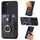 Custodia per telefono a portafoglio con carta ad anello retrò per Samsung Galaxy S22 5G (nera) Custodia per telefono a portafoglio con carta ad anello retrò per Samsung Galaxy S22 5G (nera)