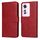 Per OPPO Reno11 F Global / F25 Pro Global Custodia per cellulare in pelle con texture classica in vitello (Rosso) Per OPPO Reno11 F Global / F25 Pro Global Custodia per cellulare in pelle con texture classica in vitello (Rosso)
