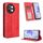 Custodia per telefono in pelle con texture retrò con fibbia magnetica per vivo S18e 5G (rossa) Custodia per telefono in pelle con texture retrò con fibbia magnetica per vivo S18e 5G (rossa)