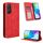 Custodia per telefono in pelle con texture retrò con fibbia magnetica per vivo Y03 4G (rossa) Custodia per telefono in pelle con texture retrò con fibbia magnetica per vivo Y03 4G (rossa)