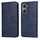 Custodia per telefono in pelle flip con texture classica in vitello per vivo Y03 4G (blu) Custodia per telefono in pelle flip con texture classica in vitello per vivo Y03 4G (blu)