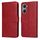 Custodia per telefono in pelle flip con texture classica in vitello per vivo Y03 4G (rossa) Custodia per telefono in pelle flip con texture classica in vitello per vivo Y03 4G (rossa)