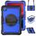 Per Lenovo Tab M11 /Xiaoxin Pad 2024 Custodia tablet PC ibrida in silicone con tracolla (nero blu scuro PC) Per Lenovo Tab M11 /Xiaoxin Pad 2024 Custodia tablet PC ibrida in silicone con tracolla (nero blu scuro PC)
