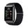 Per Huawei Watch D cinturino regolabile in nylon intrecciato (nero)