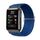 Per Huawei Watch D cinturino regolabile in nylon intrecciato (blu scuro)