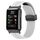 Per Huawei Watch D cinturino in silicone con fibbia magnetica pieghevole in tinta unita (bianco) Per Huawei Watch D cinturino in silicone con fibbia magnetica pieghevole in tinta unita (bianco)