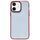 Per iPhone 12 Pro Max 2 in 1 custodia per telefono antiurto trasparente in acrilico (rossa) Per iPhone 12 Pro Max 2 in 1 custodia per telefono antiurto trasparente in acrilico (rossa)