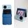 Per vivo X Flip Skin Feel PC Custodia antiurto a copertura totale (blu scuro + azzurro) Per vivo X Flip Skin Feel PC Custodia antiurto a copertura totale (blu scuro + azzurro)