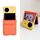 Per vivo X Flip Skin Feel PC Custodia antiurto a copertura totale (arancione + giallo) Per vivo X Flip Skin Feel PC Custodia antiurto a copertura totale (arancione + giallo)