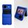 Per vivo X Flip Skin Feel PC Custodia antiurto a copertura totale (blu)