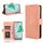 Per vivo V30 5G / V30 Pro 5G Custodia per cellulare in pelle con texture di vitello e slot per schede (rosa) Per vivo V30 5G / V30 Pro 5G Custodia per cellulare in pelle con texture di vitello e slot per schede (rosa)
