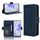 Custodia in pelle per vivo S18e 5G con texture di vitello e slot per schede (blu) Custodia in pelle per vivo S18e 5G con texture di vitello e slot per schede (blu)