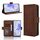 Custodia in pelle per vivo S18e 5G con texture di vitello e slot per schede (marrone) Custodia in pelle per vivo S18e 5G con texture di vitello e slot per schede (marrone)